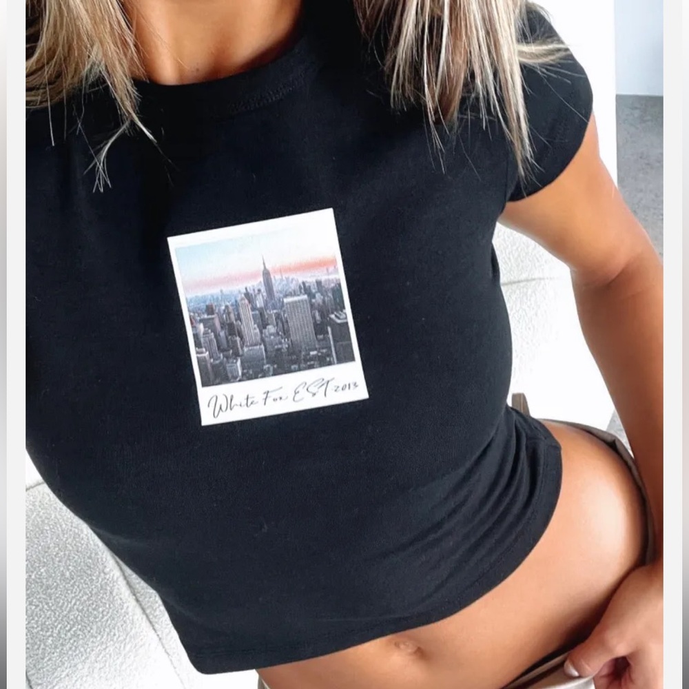 White Fox Baby Tee